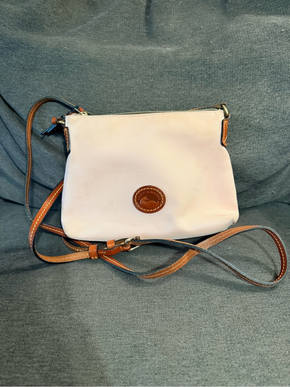 Dooney & Bourke Nylon Crossbody Pouchette in light pink